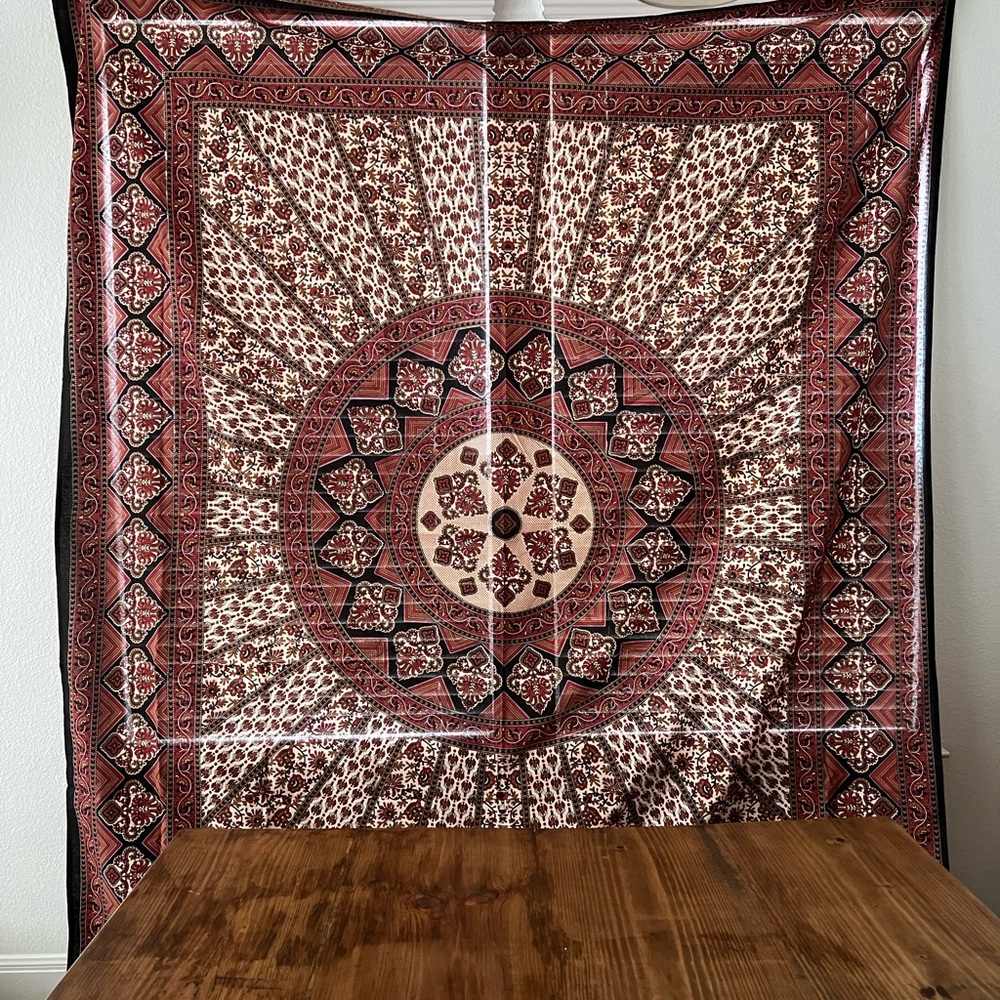 Urban Outfitters Red and Black Tapestry Wall Decor